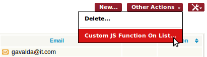 Custom Javascript Action on a List Custom Javascript Action on a List