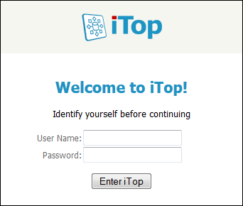 iTop Login Form iTop Login Form