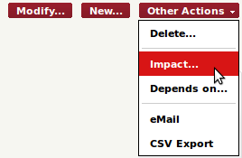 "Impacts..." popup menu action "Impacts..." popup menu action
