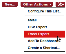 Toolkit operation: Excel Export Toolkit operation: Excel Export
