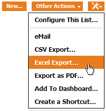 Excel Export Excel Export
