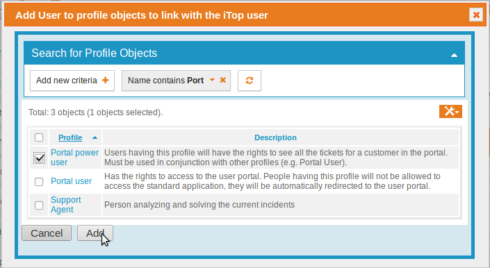 Adding profiles to an account Adding profiles to an account
