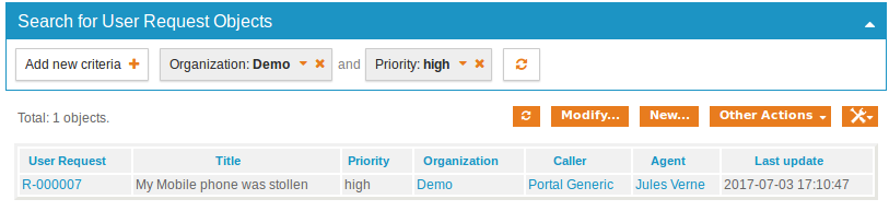 A search result A search result
