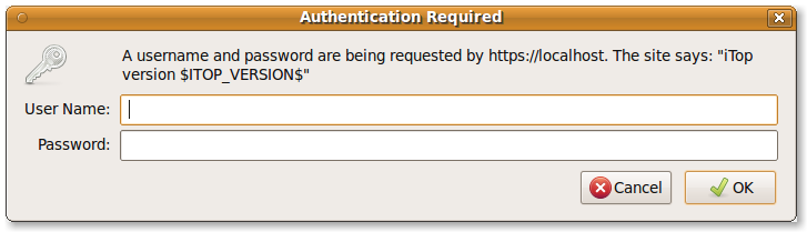 Basic Authentication Popup Dialog