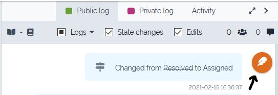 Log in read
