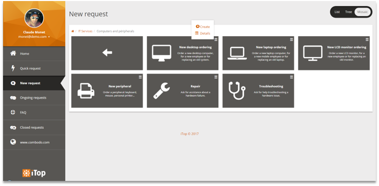 New Request Mosaic  New Request Mosaic