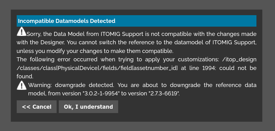  Downgrade detected