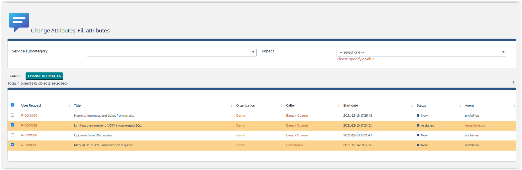 Prompt attributes Prompt attributes