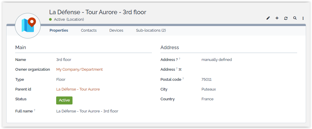 Location Hierarchy location and its sub-location Location Hierarchy location and its sub-location