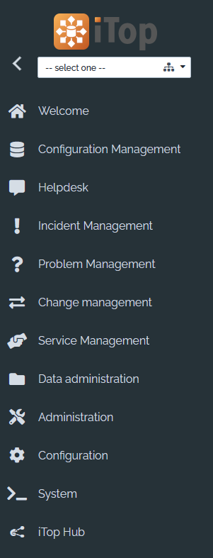 Menu bar expended  Menu bar expended
