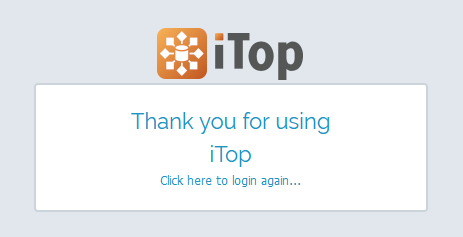 Log-off screen Log-off screen