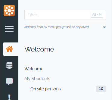New Shortcut menu New Shortcut menu