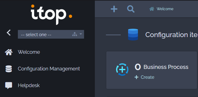 iTop 3 with expanded menu iTop 3 with expanded menu