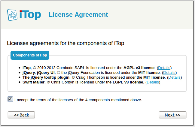 Step 3: License agreement Step 3: License agreement