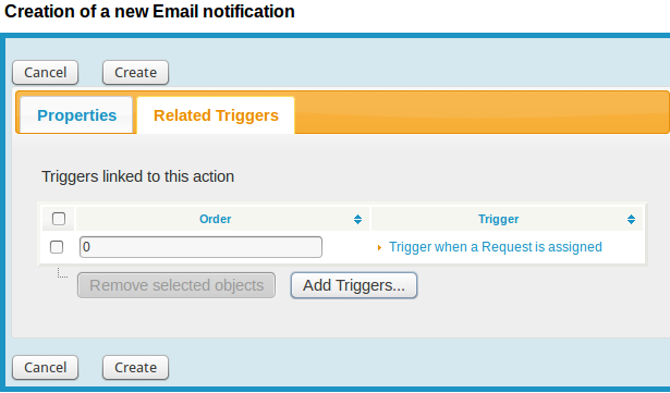 Relate the action to the trigger Relate the action to the trigger