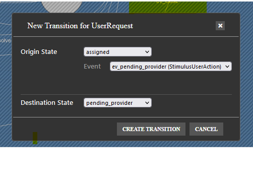 New transition form New transition form