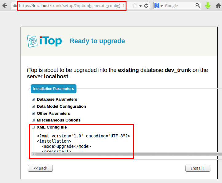Generating the response file Generating the response file