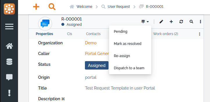 UserRequest transitions UserRequest transitions