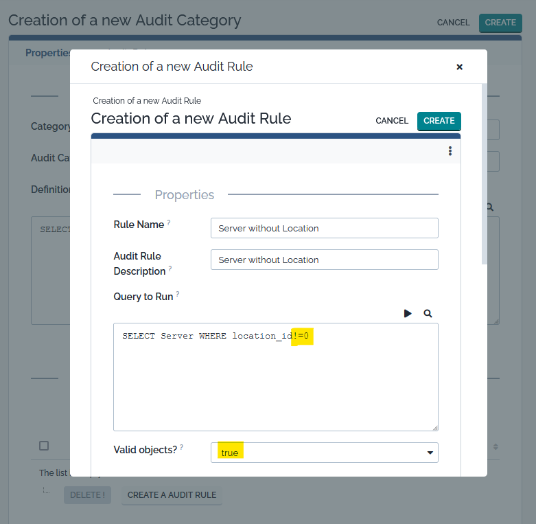 New Audit Rule reporting valid objects New Audit Rule reporting valid objects