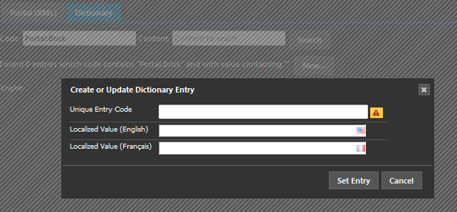 Dictionary Editor New Popup Dictionary Editor New Popup