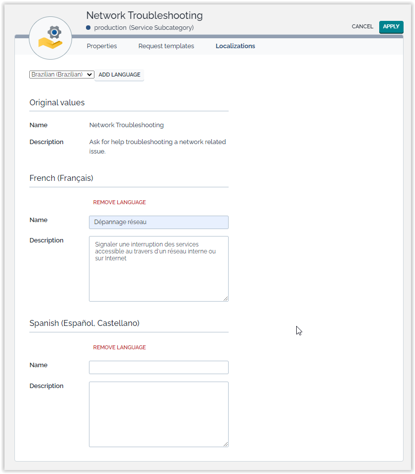 Data localizer edit Data localizer edit