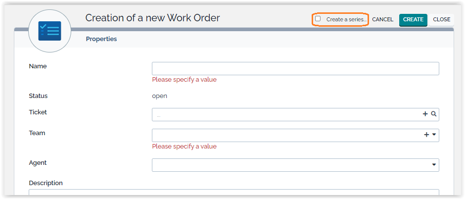 Series create Series create