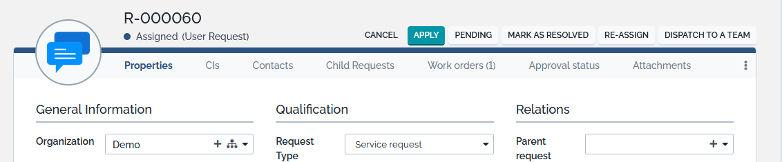 Ticket Specific Actions buttons Ticket Specific Actions buttons