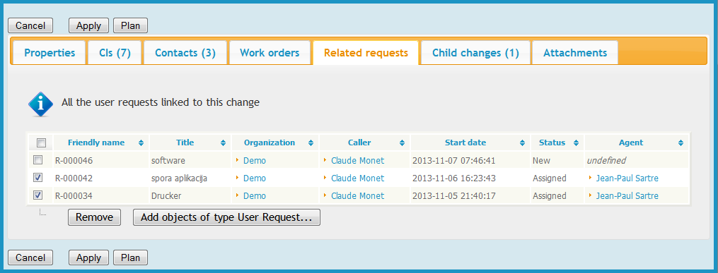 Managing n:1 relations on Tickets Managing n:1 relations on Tickets
