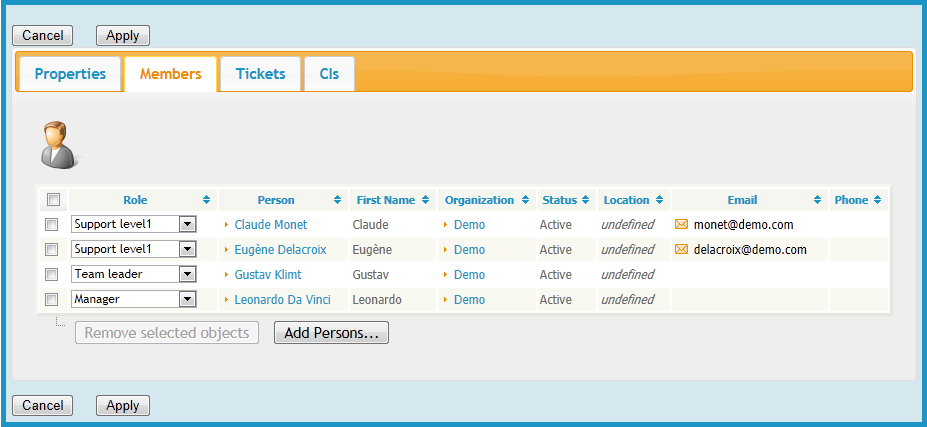 Managing team members Managing team members