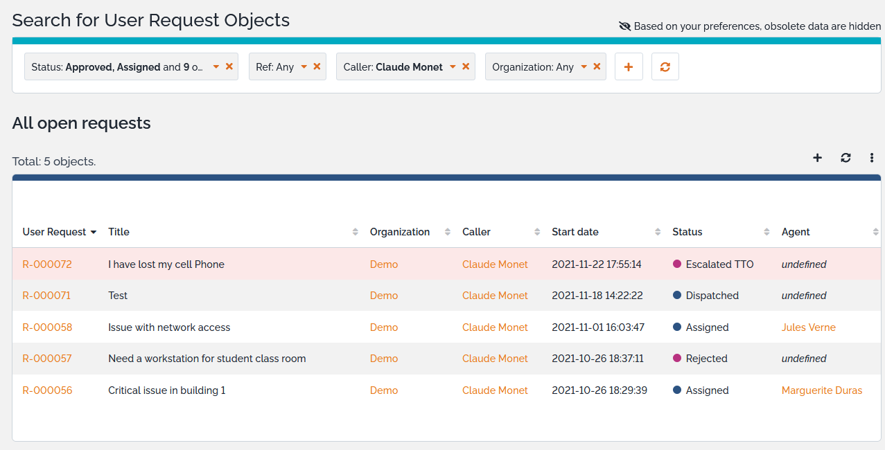 A search result A search result