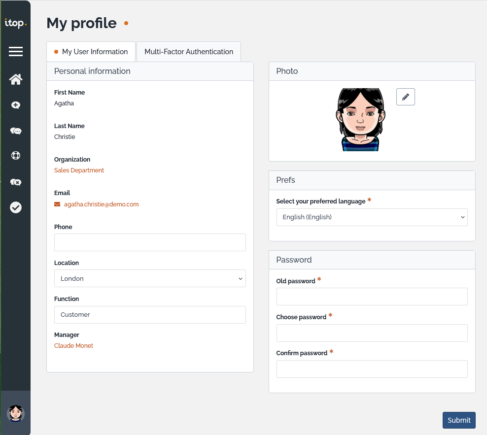 Updating your profile Updating your profile