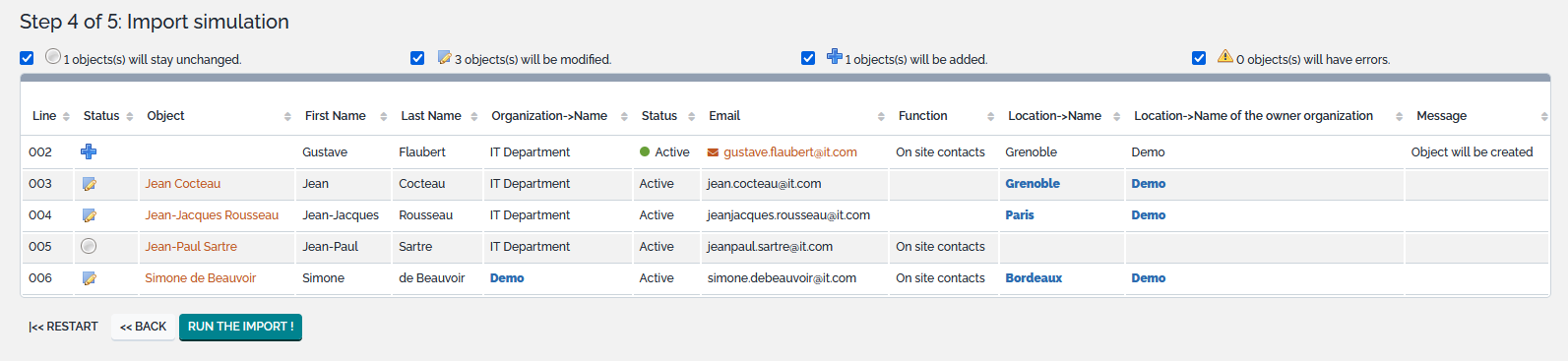 Step 4 no error  Step 4 no error